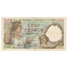 France, 100 Francs, Sully, 1941, P. Rousseau and R. Favre-Gilly, 1941-02-06