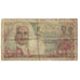 Banconote, Africa equatoriale francese, 100 Francs, Undated (1947), KM:24, B+