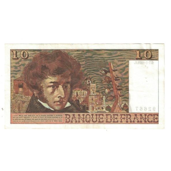 Frankreich, 10 Francs, Berlioz, 1974, P. A.Strohl-G.Bouchet-J.J.Tronche