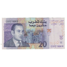 Banknote, Morocco, 20 Dirhams, 2005, KM:68, AU(55-58)