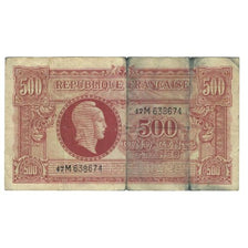 France, 500 Francs, VF(20-25), Fayette:VF11.02, KM:106