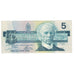 Banknote, Canada, 5 Dollars, 1986-1991, 1986, KM:95c, UNC(65-70)