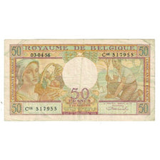 Banknote, Belgium, 50 Francs, 1956, 1956-04-03, KM:133a, EF(40-45)