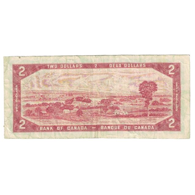 Billete, 2 Dollars, 1954, Canadá, KM:76b, MBC