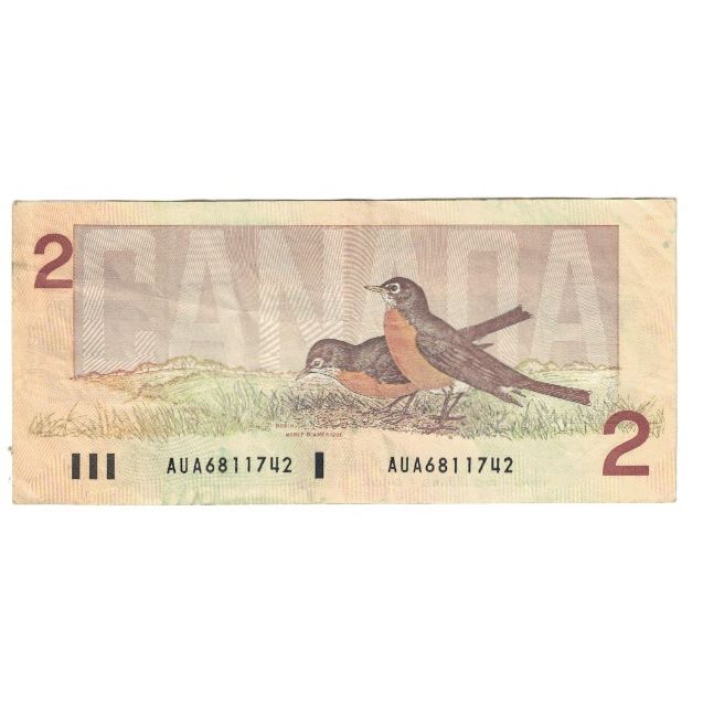 Billete, 2 Dollars, 1986, Canadá, KM:94b, EBC
