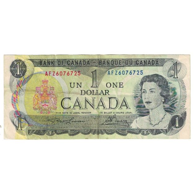 Banknote, Canada, 1 Dollar, 1973, KM:85a, EF(40-45)
