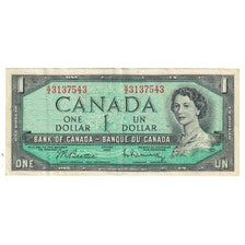 Billete, 1 Dollar, 1954, Canadá, 1954, KM:75b, MBC