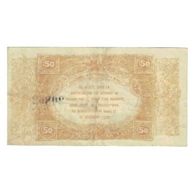 France, Nîmes, 50 Centimes, 1922, AU(55-58), Pirot:92-10
