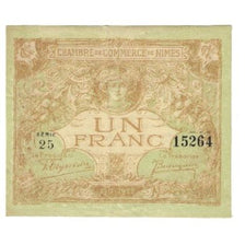 Frankreich, Nîmes, 1 Franc, 1922, Chambre de Commerce, VZ, Pirot:92-11