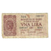 Banknot, Włochy, 1 Lira, 1944, 1944-11-23, KM:29c, VF(20-25)