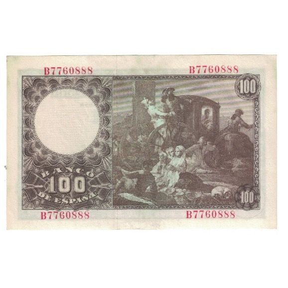 Billete, 100 Pesetas, 1948, España, 1948-05-02, KM:137a, EBC