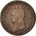 France, Dupré, Decime, 1797, Paris, VF(20-25), Bronze, KM:645.1, Gadoury:185