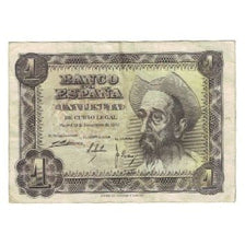 Banknote, Spain, 1 Peseta, 1951, 1951-11-19, KM:139a, EF(40-45)