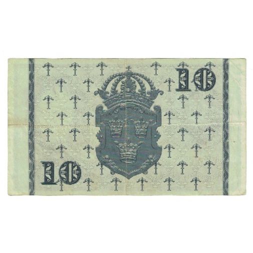 Banknote, Sweden, 10 Kronor, 1957, KM:43a, AU(55-58)