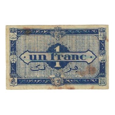 Banknote, Algeria, 1 Franc, 1949, 1949-03-01, KM:98a, EF(40-45)