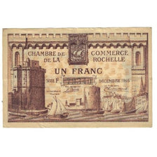 France, La Rochelle, 1 Franc, 1915, AU(55-58)