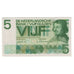 Geldschein, Niederlande, 5 Gulden, 1966, 1966-04-26, KM:90a, UNZ