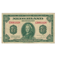 Banknote, Netherlands, 2 1/2 Gulden, 1943, 1943-02-04, KM:65a, EF(40-45)