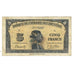 Banknote, French West Africa, 5 Francs, 1942, 1942-12-14, KM:28b, VF(30-35)