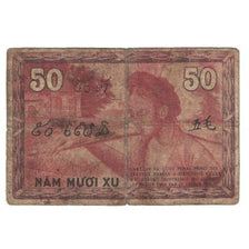 Banconote, INDOCINA FRANCESE, 50 Cents, Undated (1939), KM:87c, MB