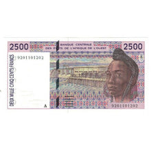 Banknote, West African States, 2500 Francs, KM:112Aa, UNC(65-70)
