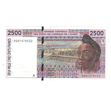 Banknot, Kraje Afryki Zachodniej, 2500 Francs, KM:112Aa, UNC(65-70)