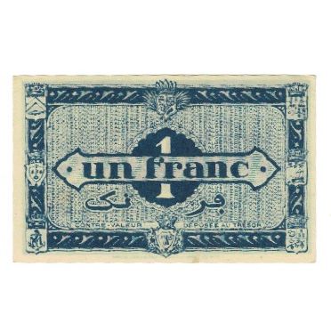 Banknote, Algeria, 1 Franc, 1944, 1944-01-31, KM:101, EF(40-45)