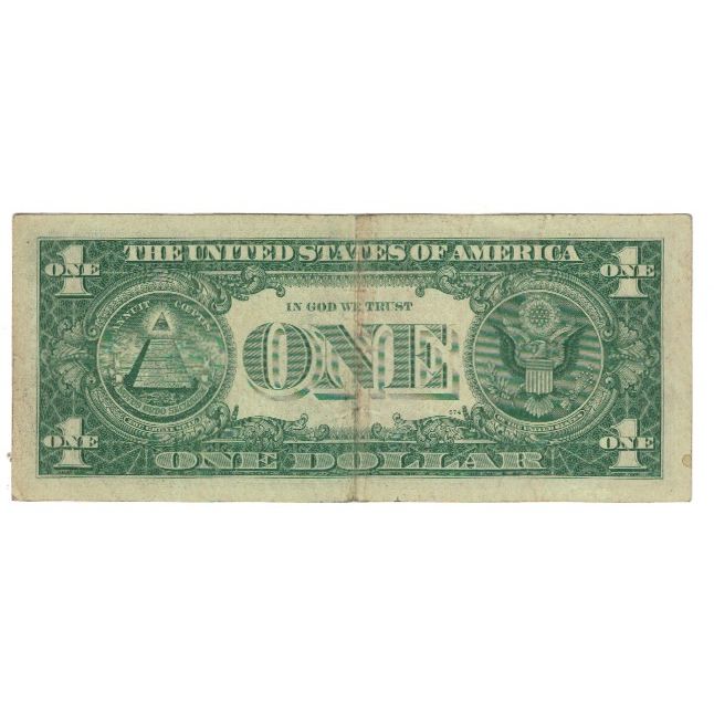 Billete, One Dollar, 1963, Estados Unidos, MBC