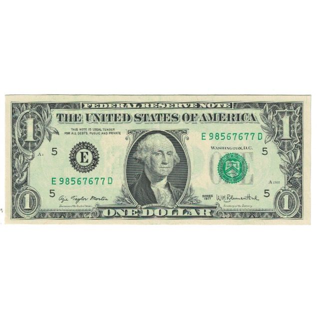 Billete, One Dollar, 1963, Estados Unidos, UNC