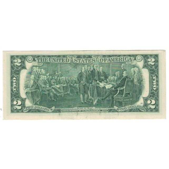 Billete, Two Dollars, 1976, Estados Unidos, UNC