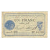 Banknote, Algeria, 1 Franc, Chambre de Commerce, 1919, 1919-06-25, EF(40-45)