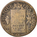 Francia, Sol aux balances françoise, Sol, 1793, Lyon, B, Bronzo, KM:619.5, G...