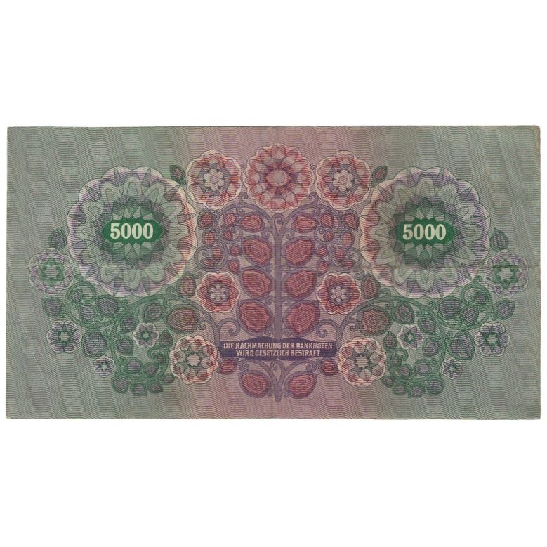 Billet, Autriche, 5000 Kronen, 1922, 1922-01-02, KM:79, TTB