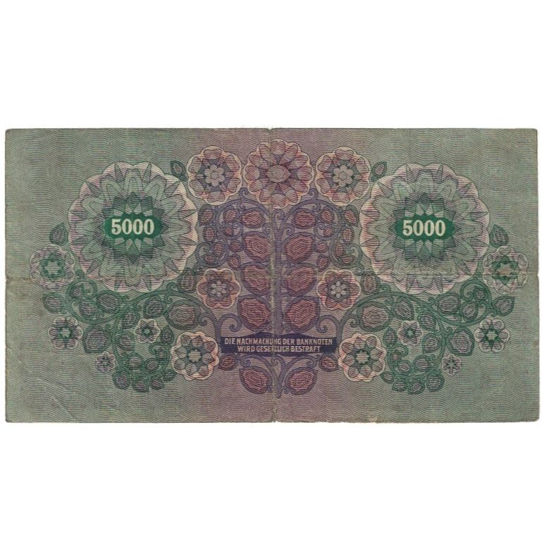 Banknote, Austria, 5000 Kronen, 1922, 1922-01-02, KM:79, EF(40-45)