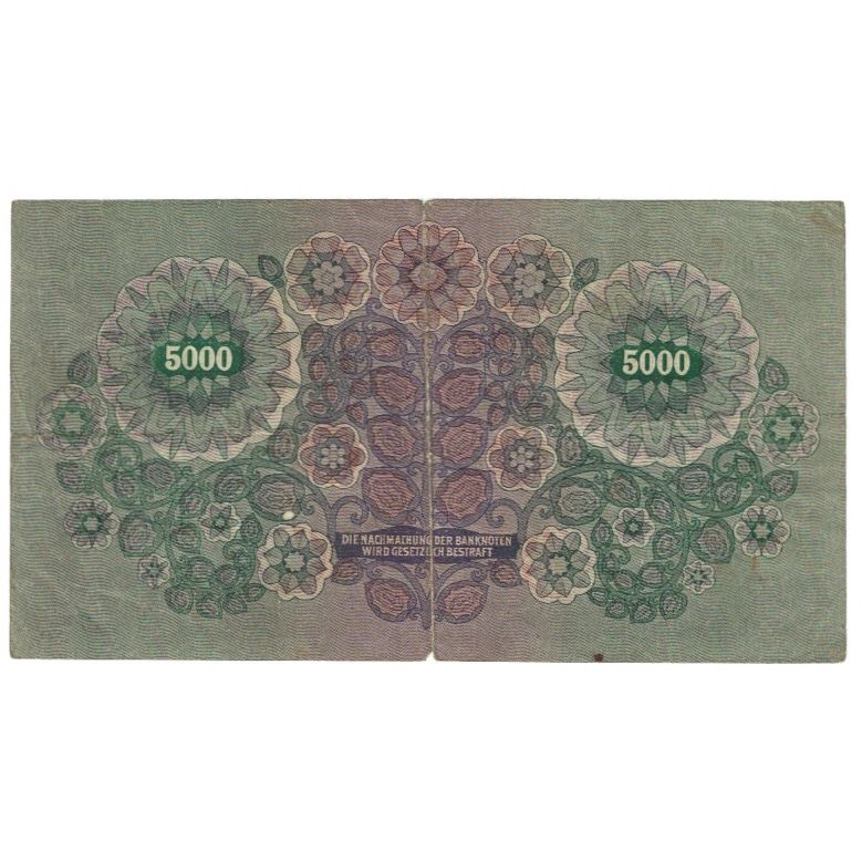 Banknote, Austria, 5000 Kronen, 1922, 1922-01-02, KM:79, EF(40-45)