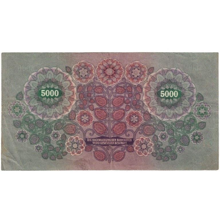 Geldschein, Österreich, 5000 Kronen, 1922, 1922-01-02, KM:79, SS