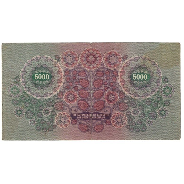 Geldschein, Österreich, 5000 Kronen, 1922, 1922-01-02, KM:79, SS