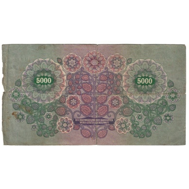 Banknote, Austria, 5000 Kronen, 1922, 1922-01-02, KM:79, VF(20-25)