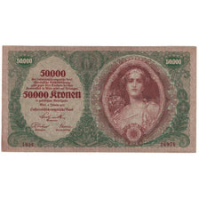 Banknote, Austria, 50,000 Kronen, 1922, 1922-01-02, KM:80, EF(40-45)