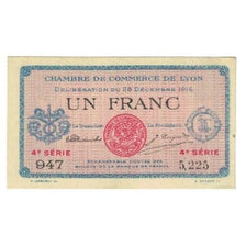 Frankreich, Lyon, 1 Franc, 1916, VZ, Pirot:77-19
