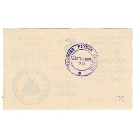 France, Gray et Vesoul, 5 Francs, 1940, AU(55-58)