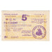 France, Gray et Vesoul, 5 Francs, 1940, SUP