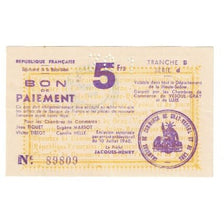 France, Gray et Vesoul, 5 Francs, 1940, AU(55-58)