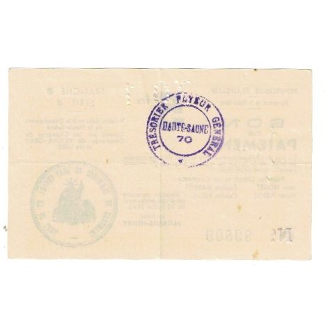 France, Gray et Vesoul, 5 Francs, 1940, AU(55-58)