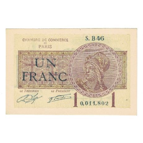 France, 1 Franc, 1922, 1922-07-01, UNC(63)