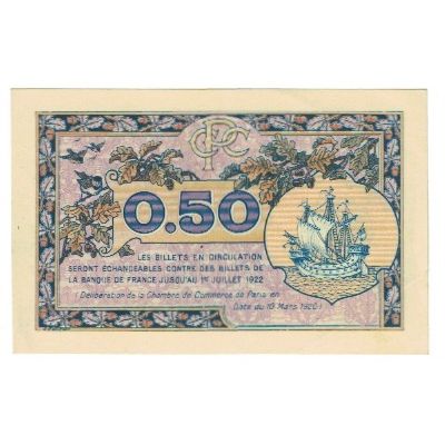 France, 50 Centimes, 1920, 1920-03-10, PARIS, UNC(63)