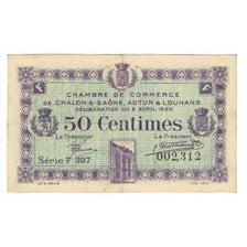France, Chalon-s-/-Saône, Autun & Louhans, 50 Centimes, 1920, Chambre de