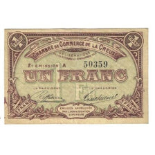 France, Guéret & Aubusson., 1 Franc, 1915, Chambre de Commerce, EF(40-45)