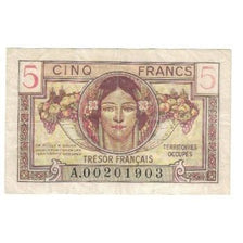 Frankreich, 5 Francs, 1947 French Treasury, 1947, SS, Fayette:VF29.1, KM:M6a