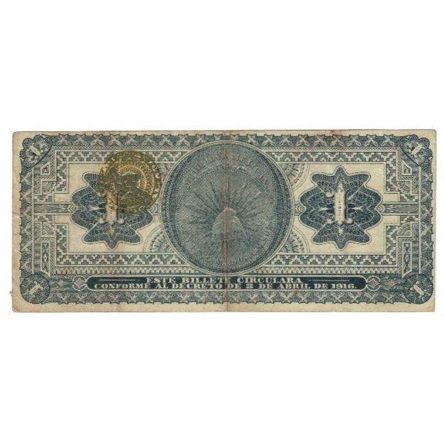 Geldschein, Mexico - Revolutionary, 1 Peso, 1916, 1916-05-01, KM:S709, S